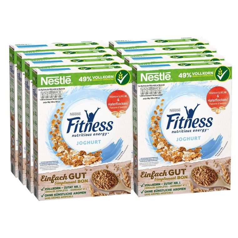 Nestlé Fitness Joghurt serapportantà Obst Mit Y Am Anfang