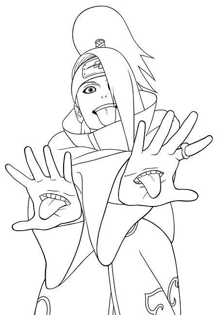 Nothing Found For Naruto Coloring Pages Akatsuki | Naruto Uzumaki Art concernant Zabuza Coloriage