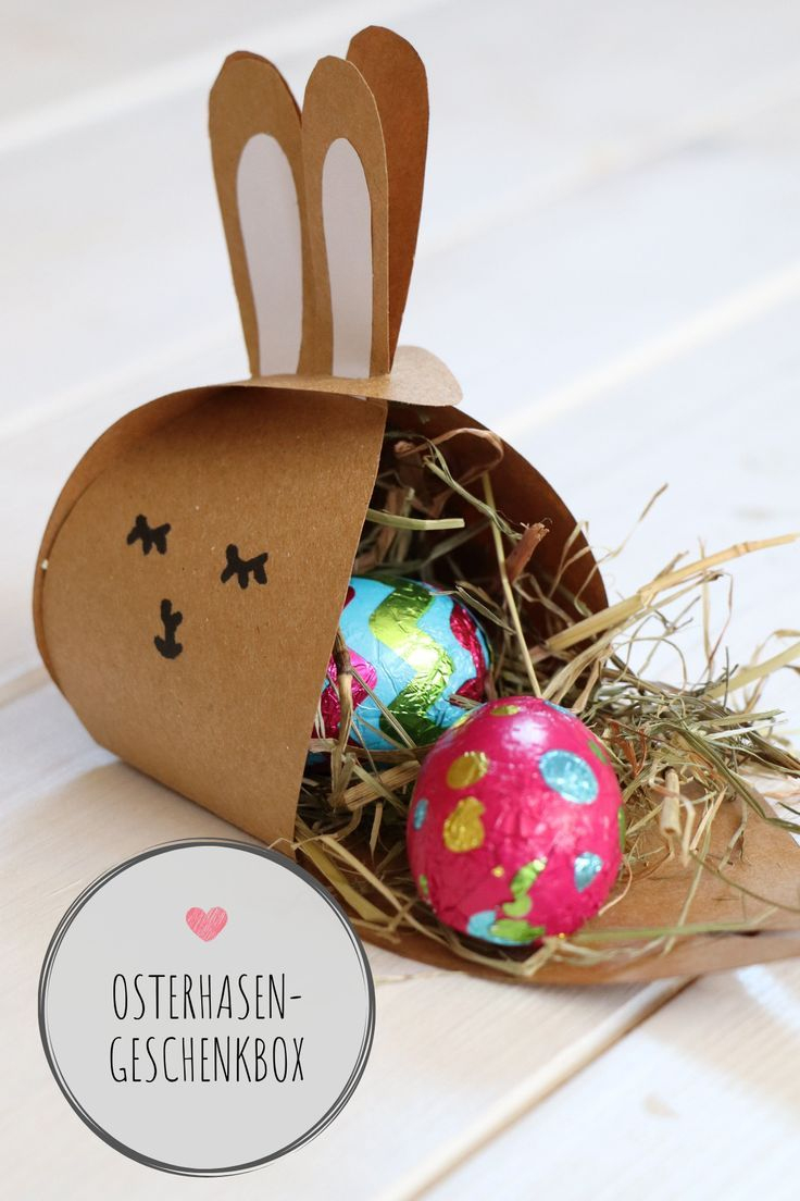 Oster-Diy: Hasen-Schachtel Falten (Inkl. Freebie) – Lavendelblog avec Basteln Ostern Kinder