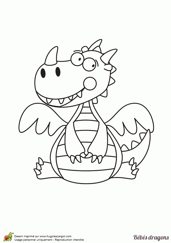 , Page 9 Sur 16 Sur Hugolescargot | Coloriage, Coloriage Dragon concernant Coloriage Animaux 7 Ans