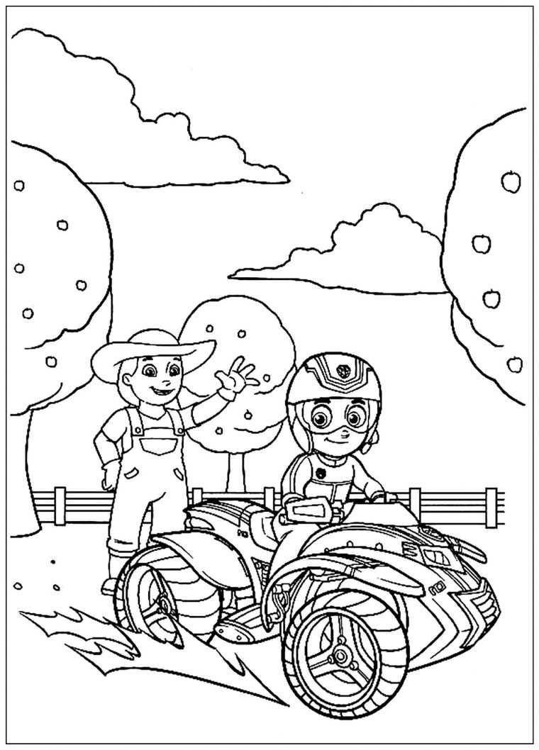 Pat Patrouille : Quad – Coloriage Pat Patrouille – Coloriages Pour concernant Dessin A Colorier De Quad A Imprimer