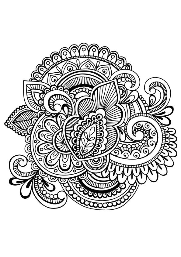 Pin By Andrea Buchebner On Mandala/Coloriage | Mandala Coloring Pages destiné Kit Coloriage Mandala