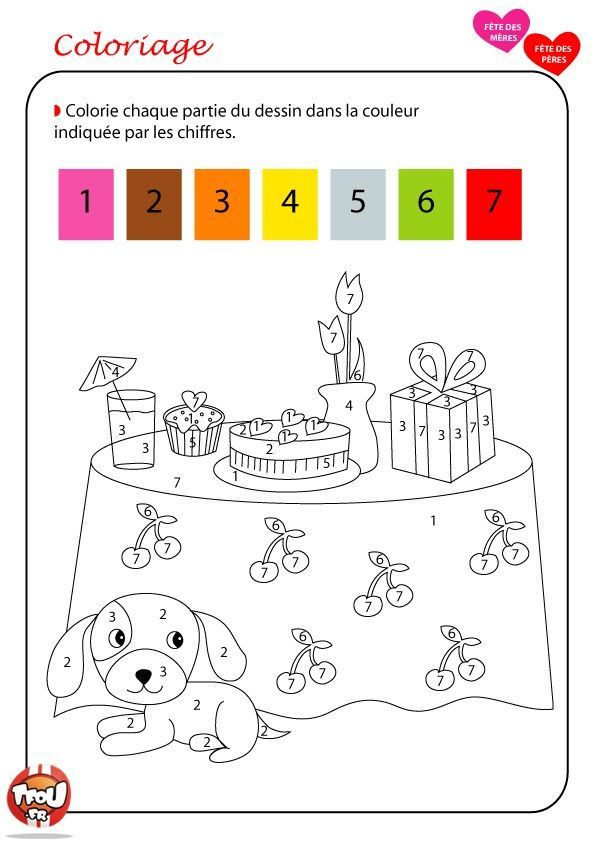 Pin By Kanakam On Color By Number Coloring (Раскраска По Номерам avec Coloriage Magique 6-7 Ans