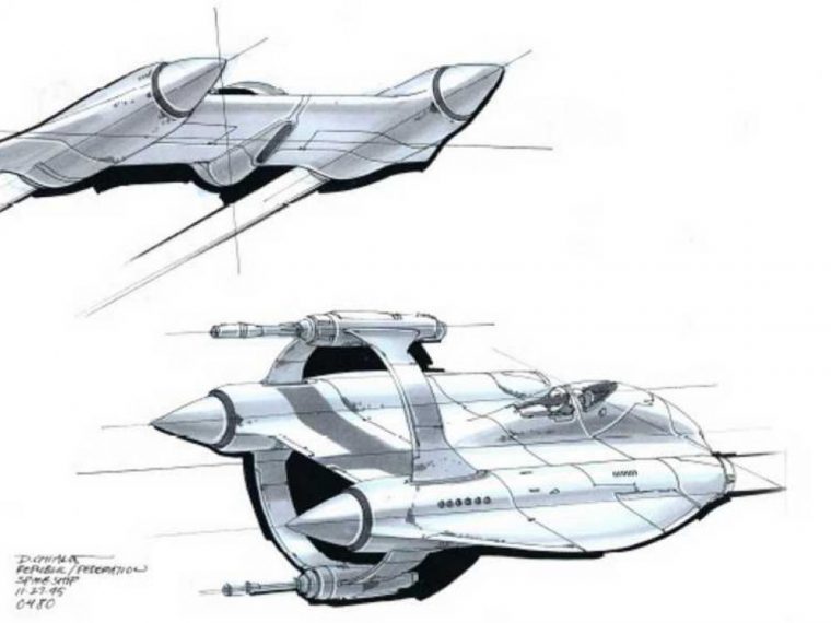 Porsche Dessine Le Tri-Wing S-91X Pegasus Starfighter – Challenges serapportantà Vaisseau Starwar A Dessine