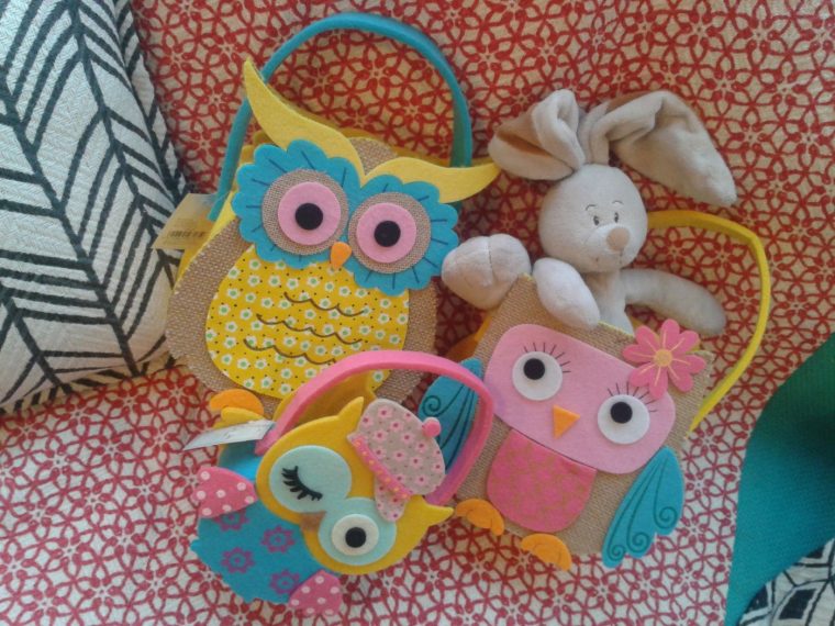 Pour Pâques, Changez Du Petit Panier Et Optez Pour Le Hibou En Feutrine encequiconcerne Bonnes Pacques Min Amis