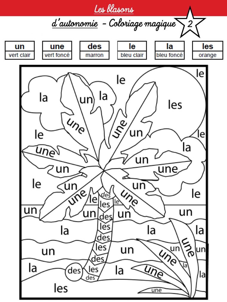 Pré-Ados – Activités Du Jour – Jeudi 14 Mai 2020 | Le Blog Des Saame intérieur Coloriage Magique 6Ème Français