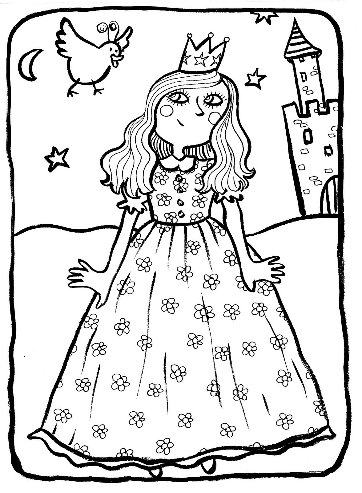 Princesse 3 - Coloriage Princesses - Coloriages Pour Enfants serapportantà Dessin Pour Enfant A Imprimer