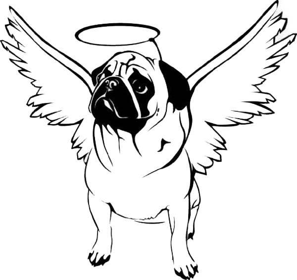 Pug Coloring Pages – Best Coloring Pages For Kids serapportantà Coloriage Cartoon Dog