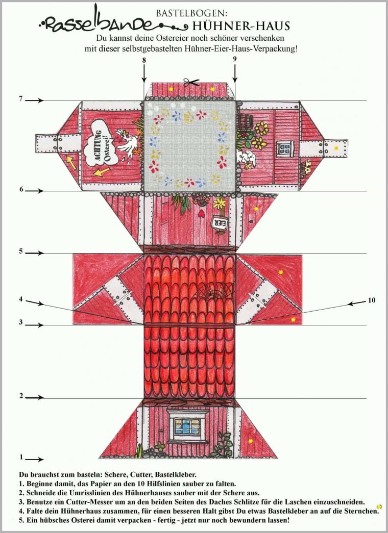 Schockieren Haus Basteln Aus Papier Vorlage – Wohn Design | Bibliothek concernant Pappiere Haus