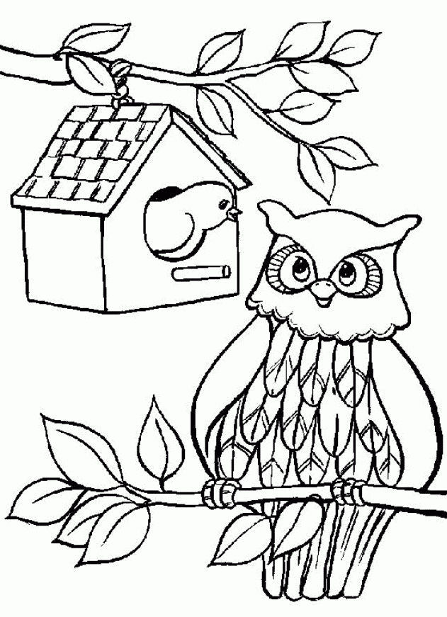 Sélection De Coloriage Hibou À Imprimer Sur Laguerche – Page 2 avec Dessin A Colorier Facile Gratuit