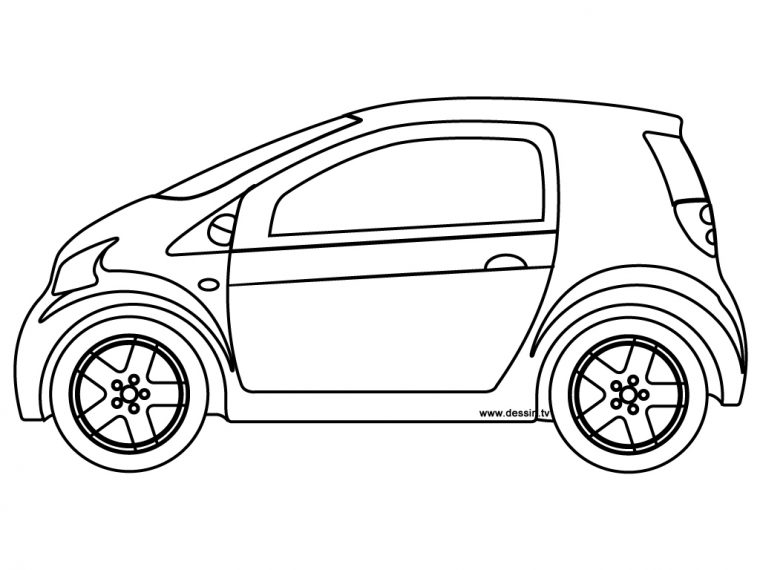 Sélection De Dessins De Coloriage Voiture À Imprimer Sur Laguerche avec Dessin A Colorier Et A Imprimer Voiture