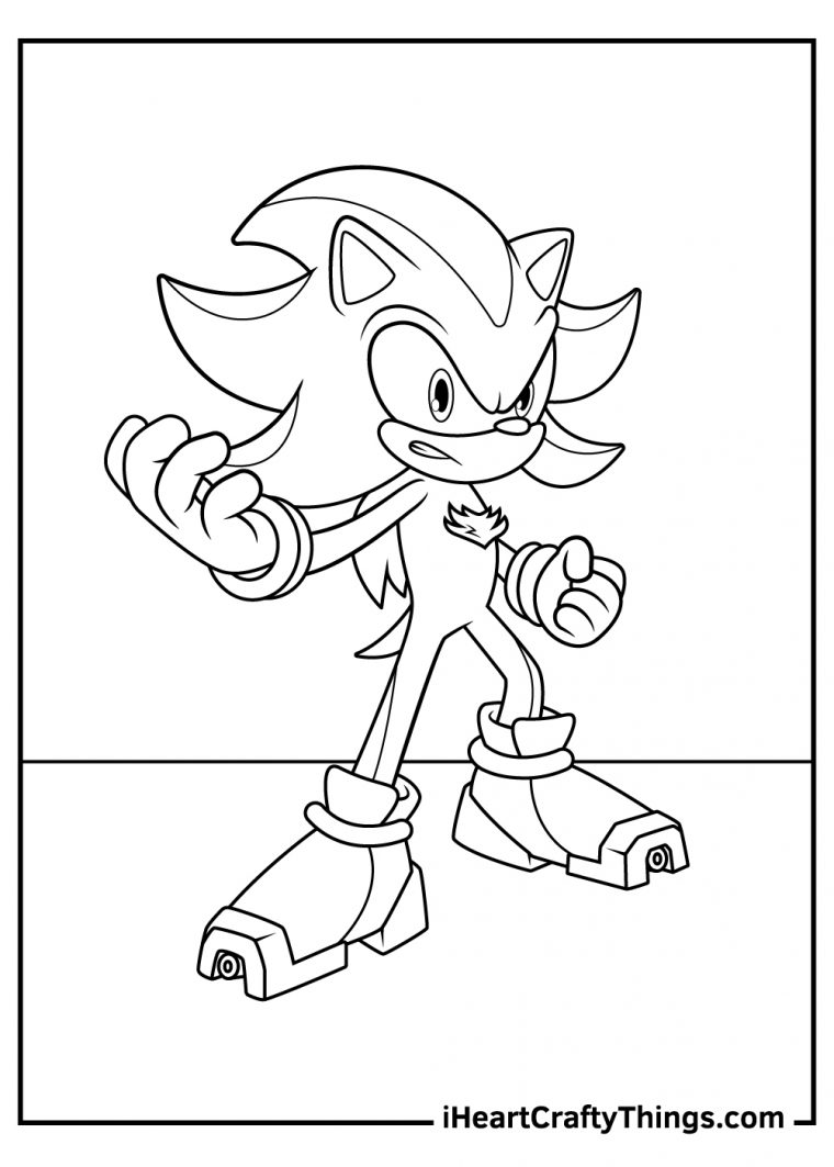 shadow coloring page