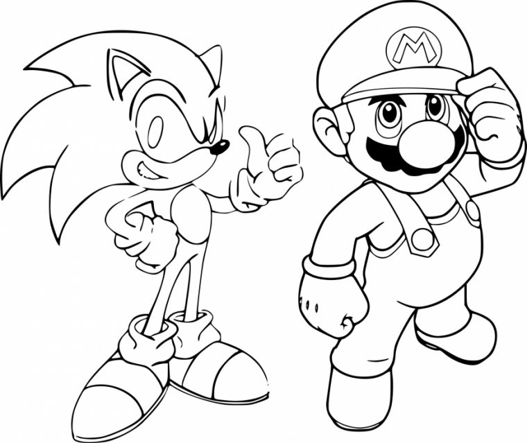 Sonic Coloriage : Coloriage Sonic 2 – Jecolorie : Les Coloriages De pour Dessin A Colorier Facile Sonic