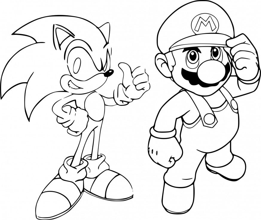 Sonic Coloriage : Coloriage Sonic 2 - Jecolorie : Les Coloriages De pour Dessin A Colorier Facile Sonic