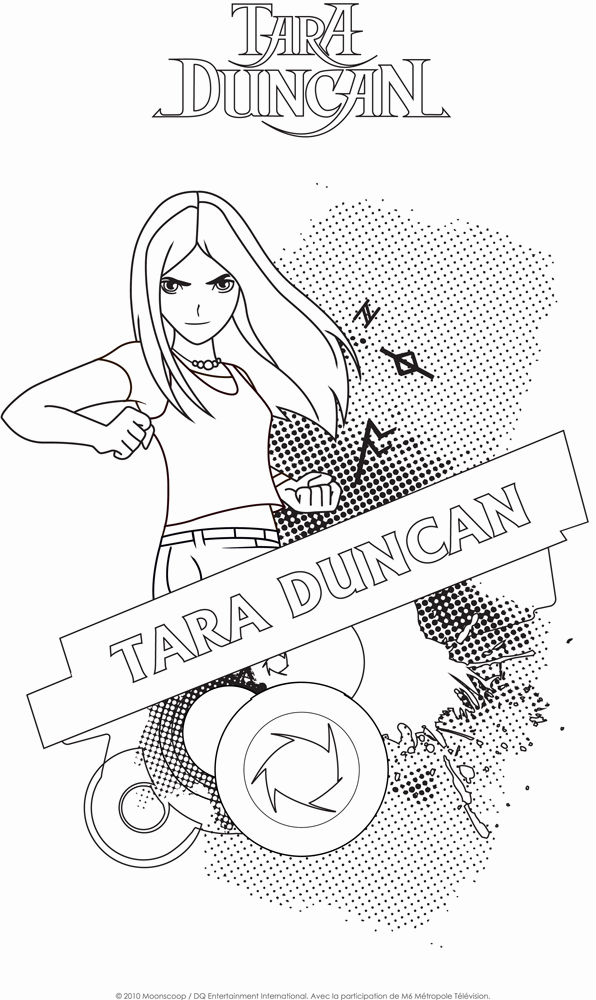 Tara Duncan – Ouftivi pour Dessin A Colorier Et A Imprimer Û A Imprimer