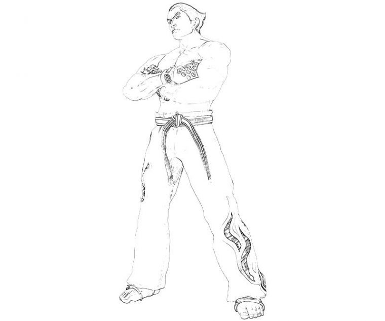 Tekken Kazuya Mishima Character | Yumiko Fujiwara concernant Street Fighter 2 Coloriage