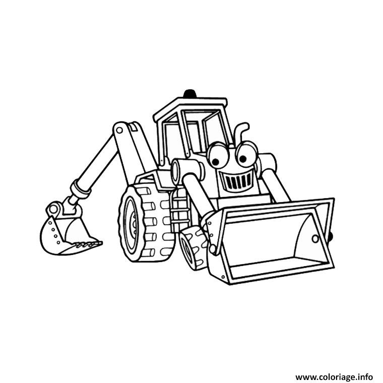 Tracteur Dessin Facile : Coloriage Tracteur A Imprimer dedans Dessin A Colorier Facile Tracteur