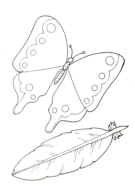 Un Papillon Et Une Plume, À Colorier | Coloriage Papillon, Coloriage dedans Danseuse Étoile Hugo L&#039;Escargot