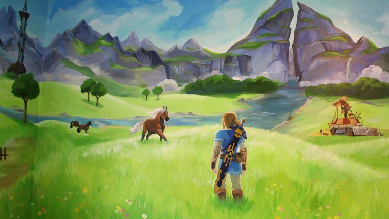 Zelda: Breath Of The Wild Diventa Un Murale E Dà Vita Alla Stanzetta intérieur Zelda Breath Of The Wild Da Colorare