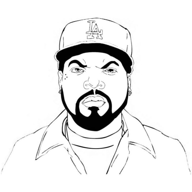 rapper coloring pages