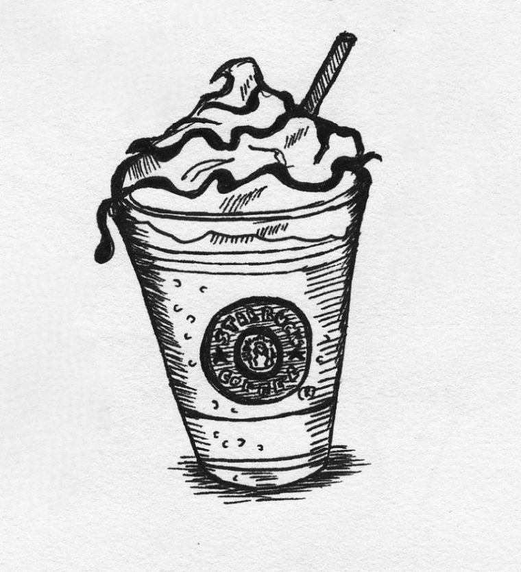 starbucks kawaii coloring pages