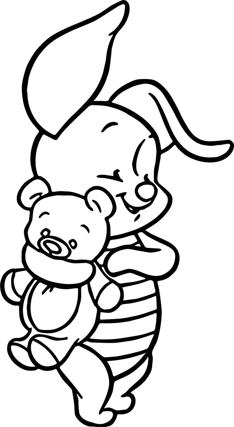 coloring pages of piglet