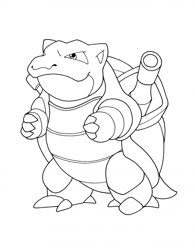 blastoise coloring page