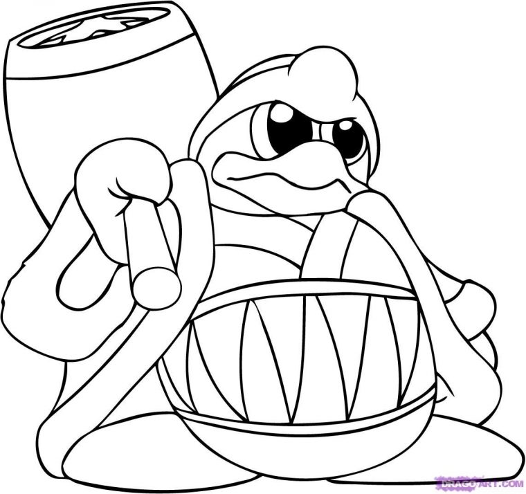 coloring pages kirby