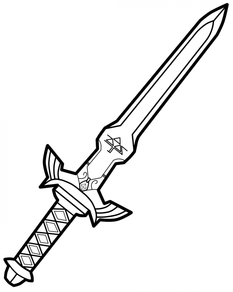 coloring pages sword