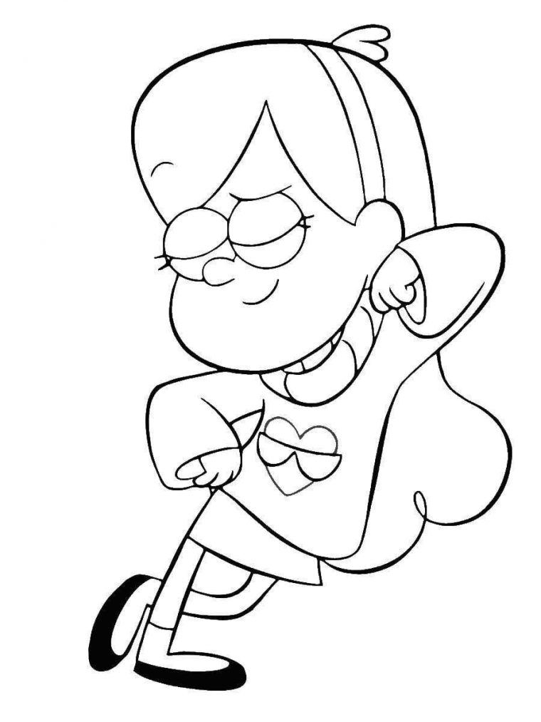 gravity falls coloring pages