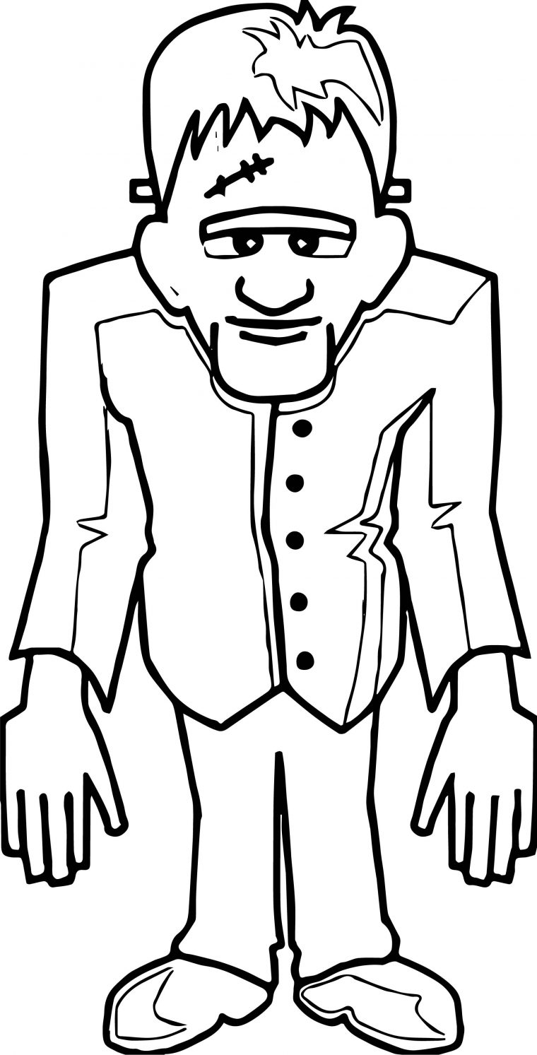 frankenstein coloring pages