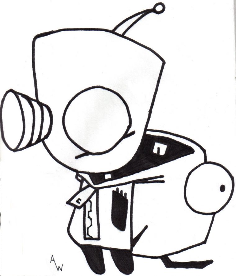 gir coloring pages