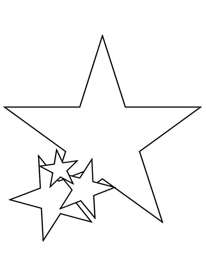 star coloring pages