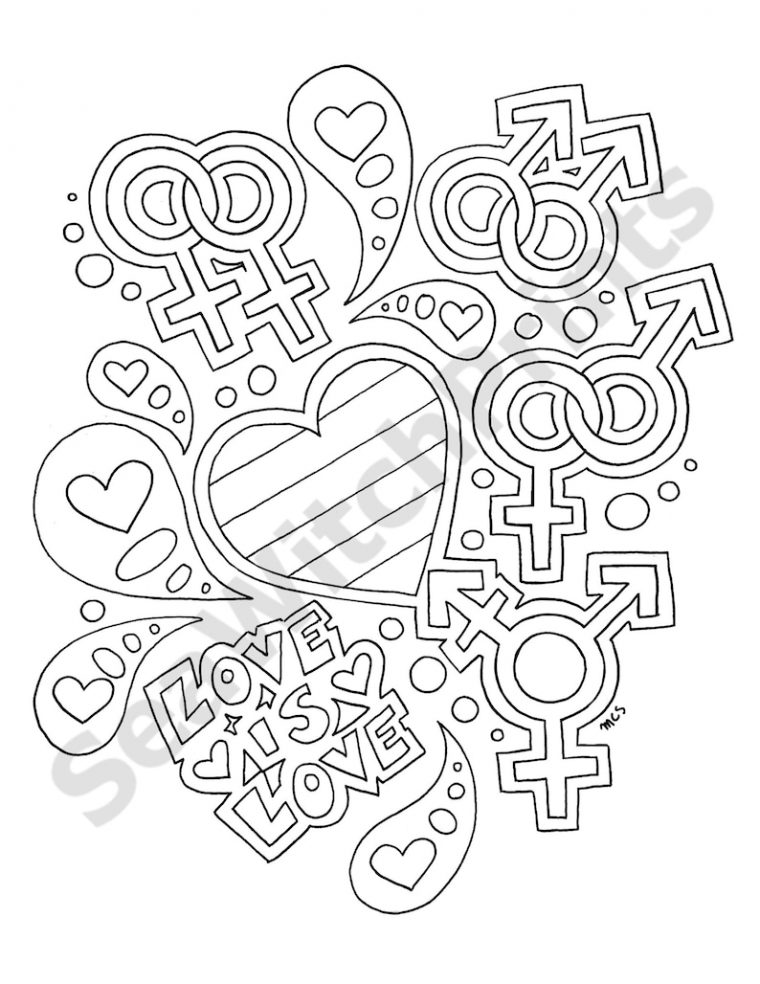 pride coloring pages