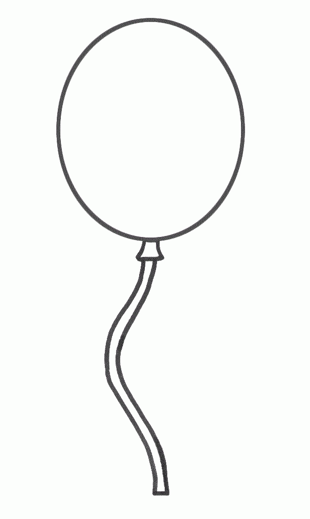 balloon coloring pages