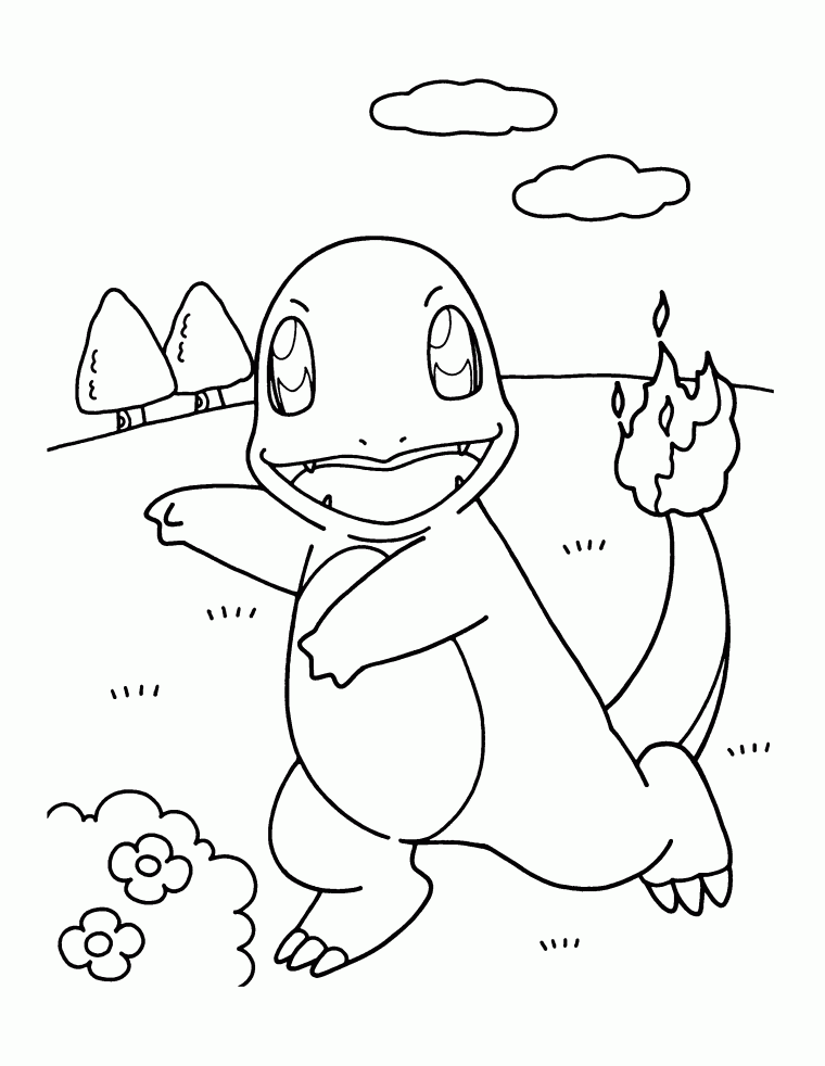 coloring pages charmander