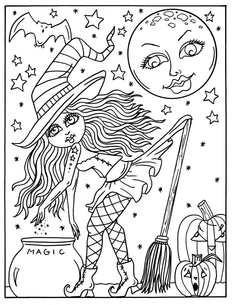 hocus pocus coloring page