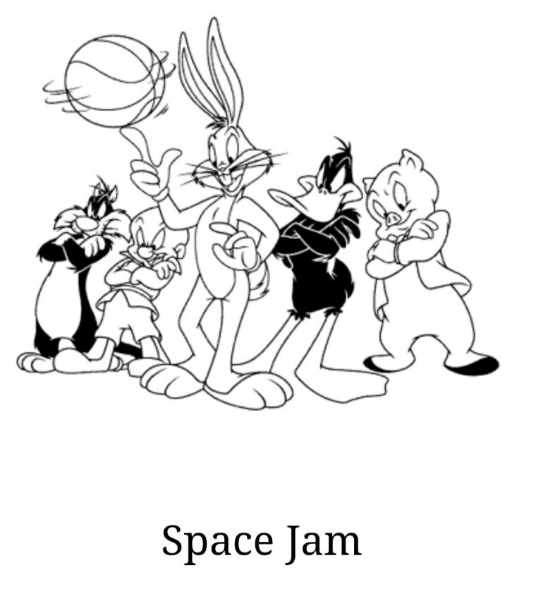 space jam coloring pages