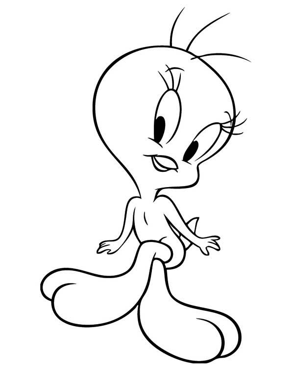 tweety bird coloring pages