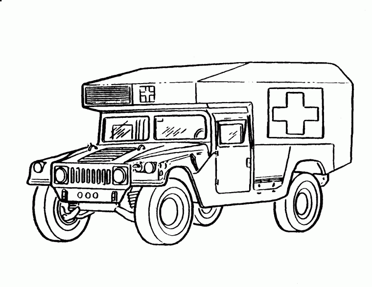 jeep coloring pages