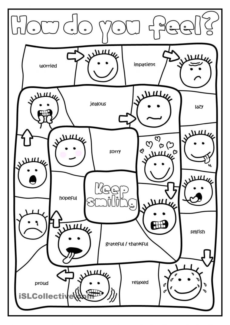 emotions coloring pages