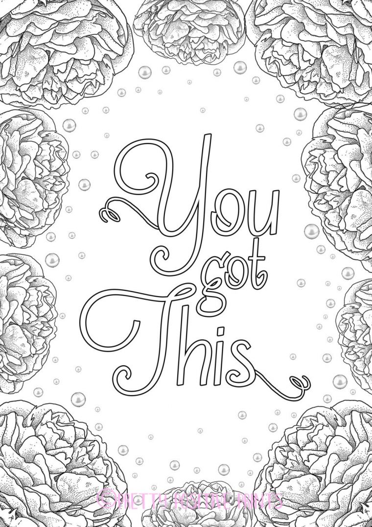 mental health coloring pages