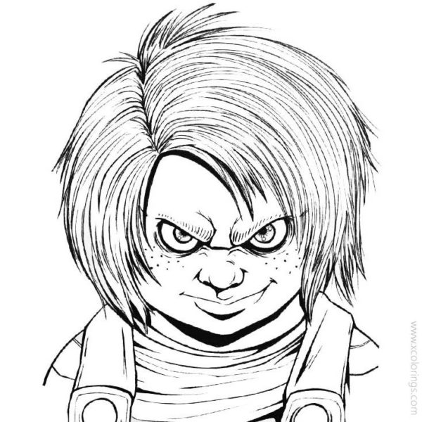 chucky coloring pages