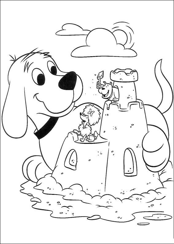 clifford coloring pages