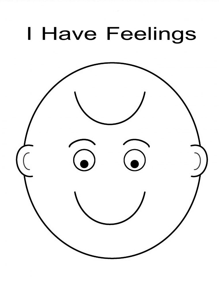 emotion coloring page