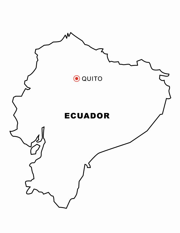 ecuador flag coloring page