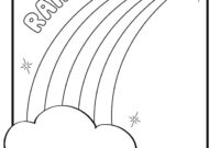 rainbow coloring pages free printable