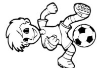 soccer color sheet