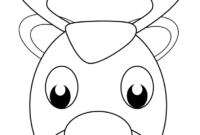 reindeer printable coloring pages