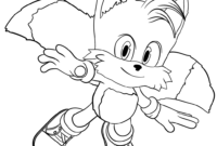 sonic movie coloring pages